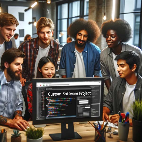 Conceptual custom software artwork
